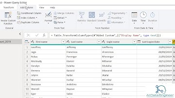 How to add a custom column in Power BI Query Editor