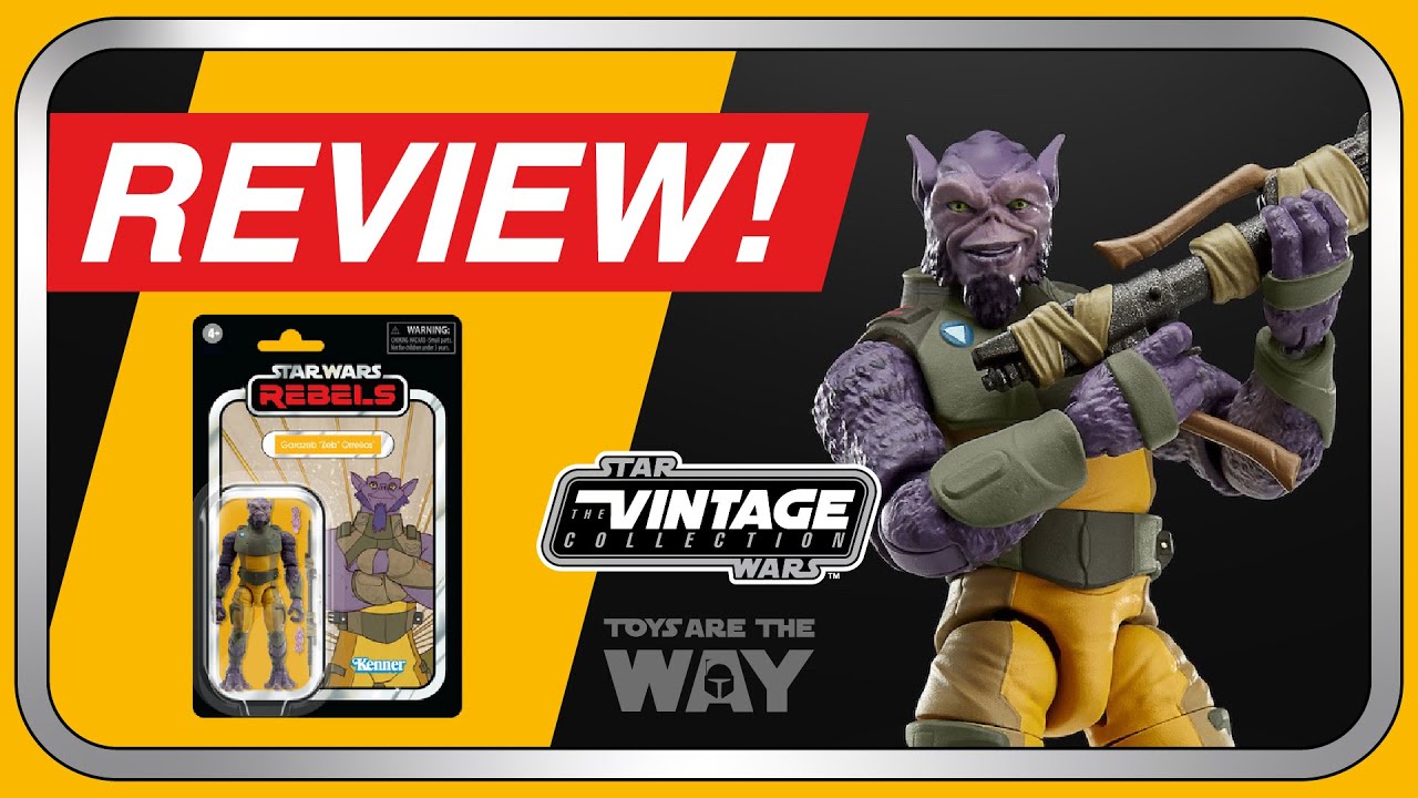 Star Wars The Vintage Collection Ghost Haslab Garazeb "Zeb" Orelios HAS006 Review & Comparison!