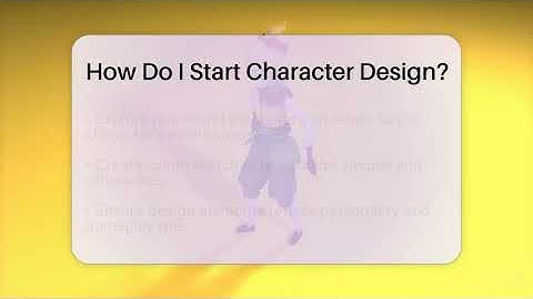 How Do I Start Character Design? - Video Gamers Vault