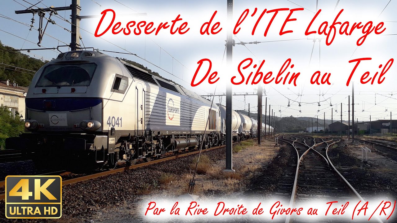 [Cab Ride] [4K] En cabine de Sibelin au Teil par la Rive droite