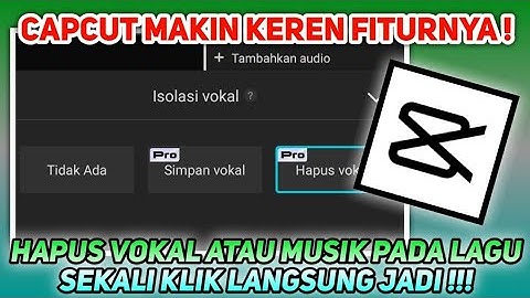 Thumbnail of Cara Memisahkan Suara Vokal / Musik Sekali Klik Langsung Jadi !!!