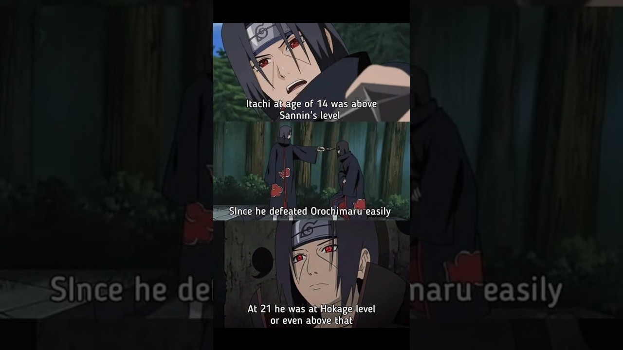 Power level of Itachi Uchiha.. 💀 