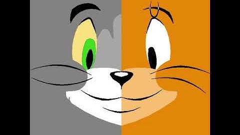 Tom and Jerry drawing in Python turtle graphics