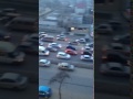 Огромная пробка из-за аварии в центре Волгограда