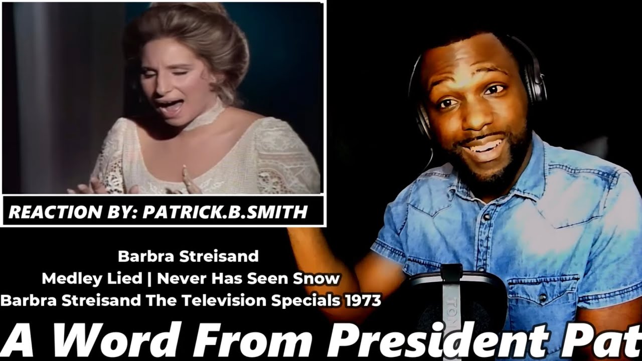Barbra Streisand Medley Lied Never Has Seen Snow 1973REACTION