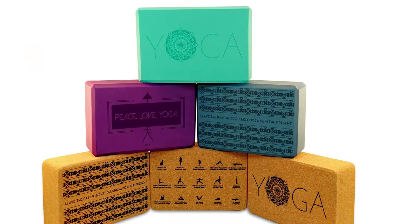 Yoga Block Engraving   Foam and Cork Yoga Blocks