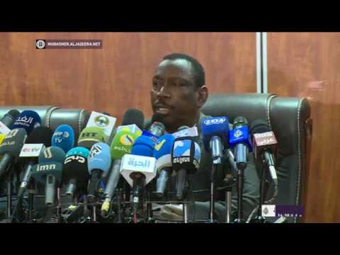مؤتمر صحفي لقوى الوفاق الوطني المشكلة من الأحزاب الموالية للحكومة السودانية