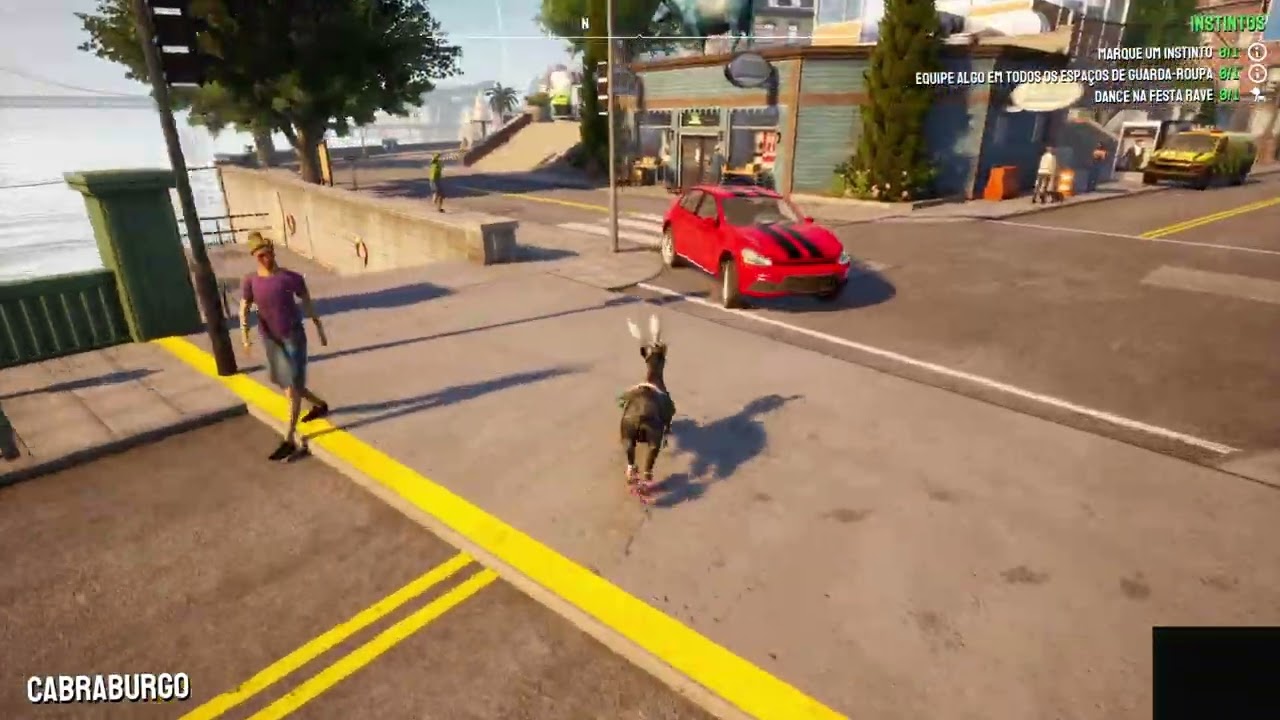 Visita do nosso Amigo Lu, explicamos o jogo com diversão no Goat Simulator 3