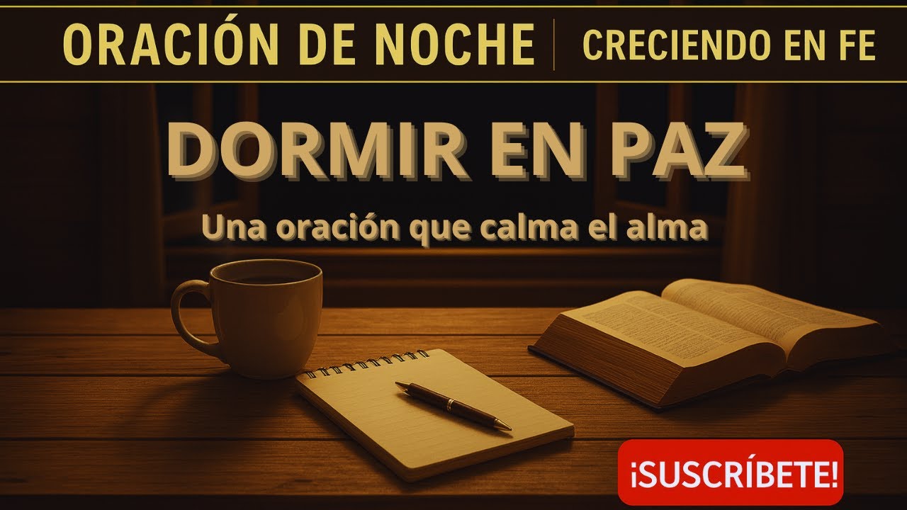 ORACIÓN DE LA NOCHE PARA DORMIR EN PAZ Y DESCANSAR EN DIOS | Creciendo ...