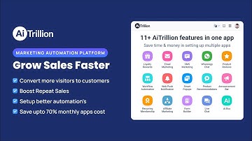 AiTrillion Marketing Automation Platform: All-in-One Solution to Grow eCommerce Sales Faster