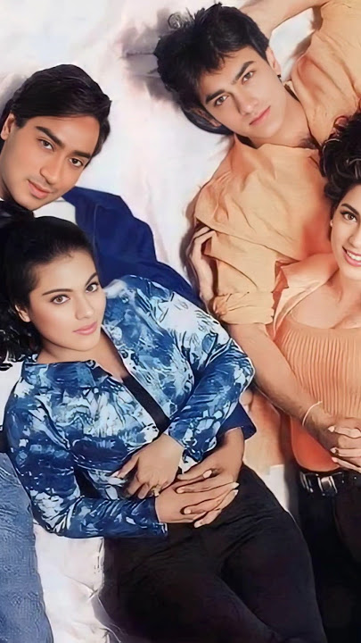 Golden Memoriesβ€οΈ #amirkhan #ajaydevgan #kajol #juhichawla #bollywood #bollywoodsongs