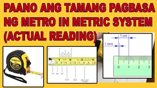 HOW TO READ METER THE EASY WAY (METRIC SYSTEM)