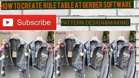 Rule table create  tutorial at gerber
