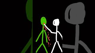 green vs white #animation #stickman #battle