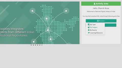 NDLI Portal Browse Feature