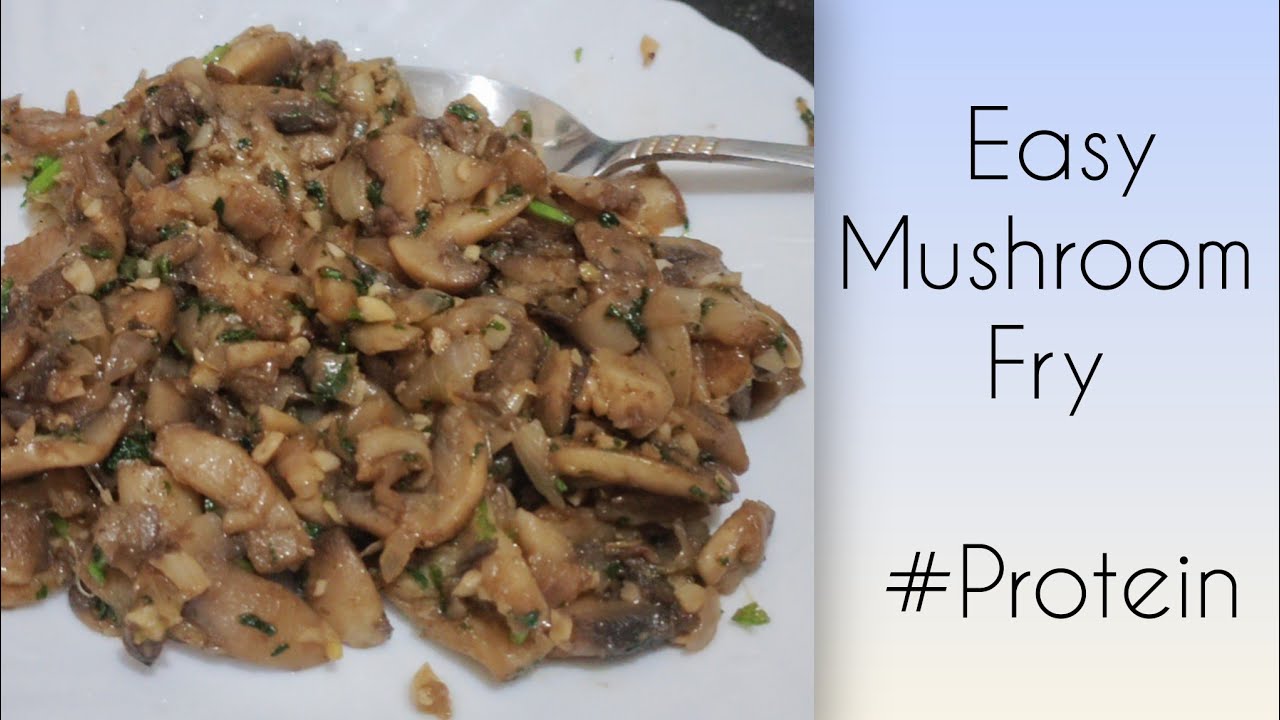 Mushroom fry #healthy #protein #tasty #recipe 