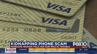 Kidnapping phone scam