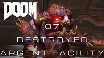 Doom 2016 | Nightmare | Default/Centered Viewmodels | 07 DESTROYED ARGENT FACILITY