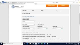 Sterling Administration "How-To" Demo: COBRA Online Employer Application screenshot 5