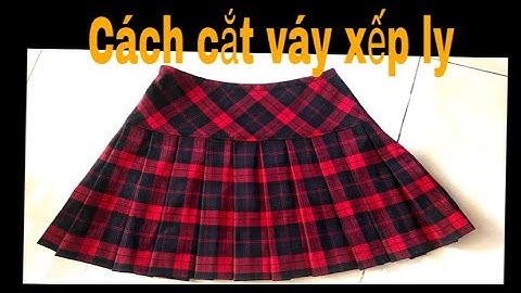 Hướng dẫn cắt váy xếp ly  cho người mới  bắt đầu học may ! Color fashion