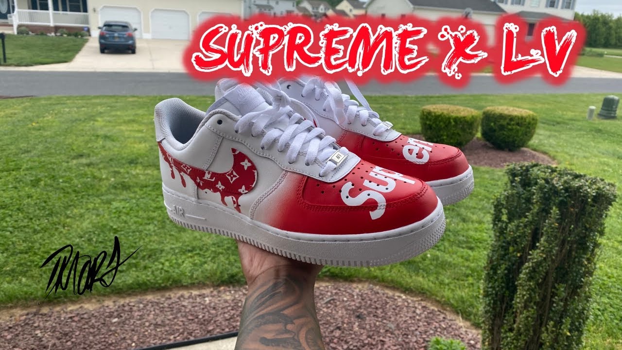 FULL CUSTOM  Supreme x Lv AF1 (HOW TO) 