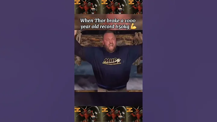 Thor - World's Strongest VIKING Record 650kg