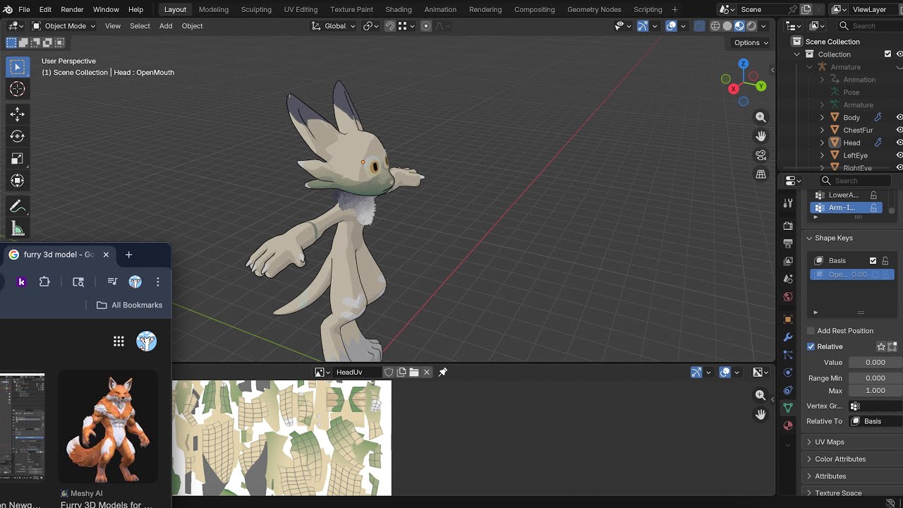 Story of my 3d model and me recently 