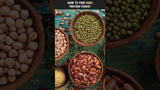 Find High Protein Foods  | #shorts 153