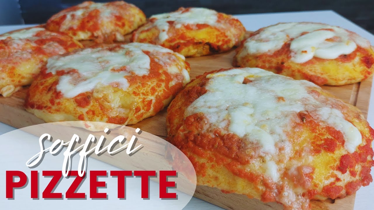 PIZZETTE SOFFICI | Ricetta facile delle pizze da panetteria | Come quelle del forno | Super golose