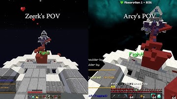 Hypixel The Bridge Duels - Hackers + Splitscreen w/ arcy!