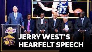 Jerry West's HeartFelt Speech For Elgin Baylor