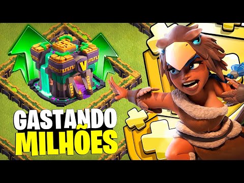 🤑 ADEUS VILA NOOB! | TORRANDO MILHÕES NA PIOR VILA DO CLASH OF CLANS!