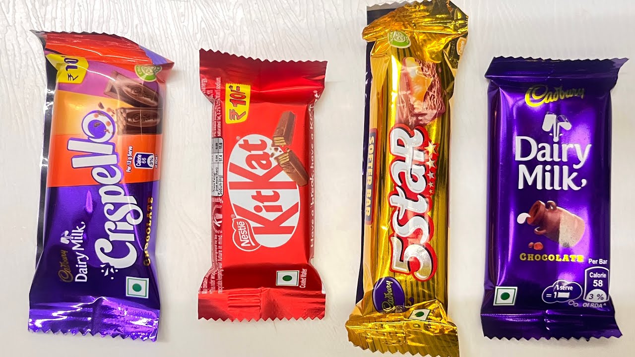 🍫crispello vs kitkat vs 5star vs dairy milk