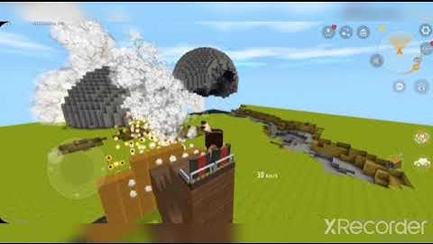 I make the nuclear machine in mini world block art