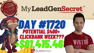 POTENTIAL 400 Clickbank Week My Lead Gen Secret Case Study Results 2026 Day