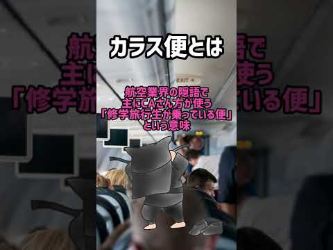 お仕事隠語シリーズ『カラス便』とは #shorts