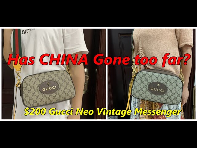 GUCCI GG Supreme Monogram Azalea Calfskin Fake/Not Retro