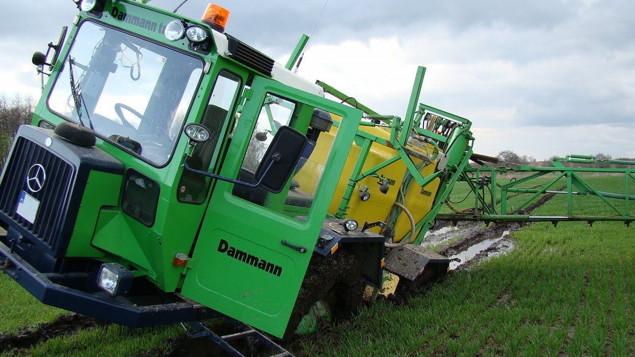 Dammann Trac﻿ DTP 3024 - niebezpieczna wtopa opryskiwacza