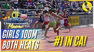 2026 TF - CIF-SS Ford Track and Field Masters - Girls 100m - #1 in CA!!