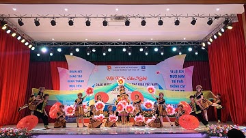 11D1K27-Múa Gieo chữ nơi lưng đồi - Hội diễn VN chào mừng ngày Nhà giáo Việt Nam 20/11/2022