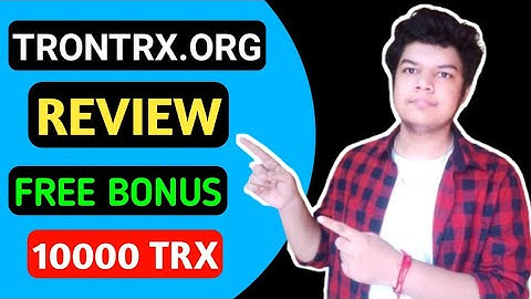 Best TRX Cloud Mining Website | New TRX Mining Website | Trontrx.org Review