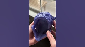 Final part for mewtwo ornament skull #asmr