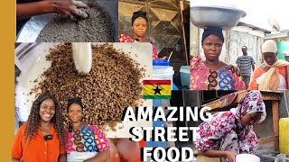 HOW BRUKINA IS MADE | SELLING POPULAR STREET FOOD | LIVING IN GHANA