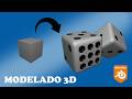 Modelando un dado en Blender!! / Time Lapse
