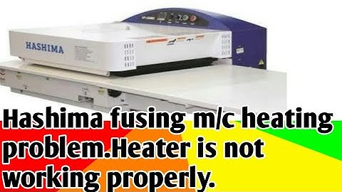 How to repair hashima fusing machine HP-450MS.Fusing Machine change to SSR.Contact us on 8851482104.
