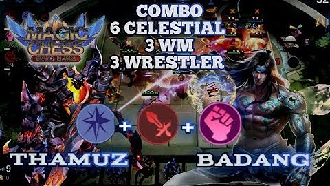 🔴FULL ATTACK SPEED LIFESTYLE BESAR!! COMBO 6CELESTIAL+3 WM+3WRESTLER!! THAMUZ GAK BISA MATI!!