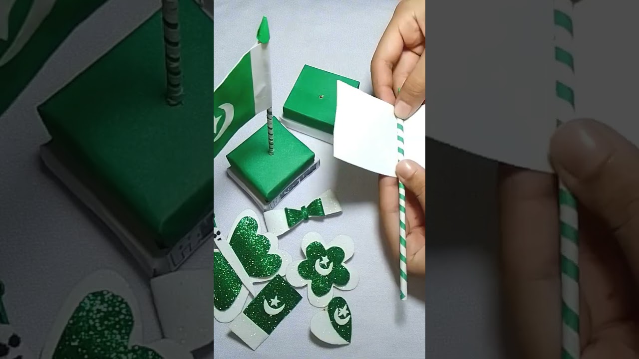 Happy independence Day 14 August Flag 