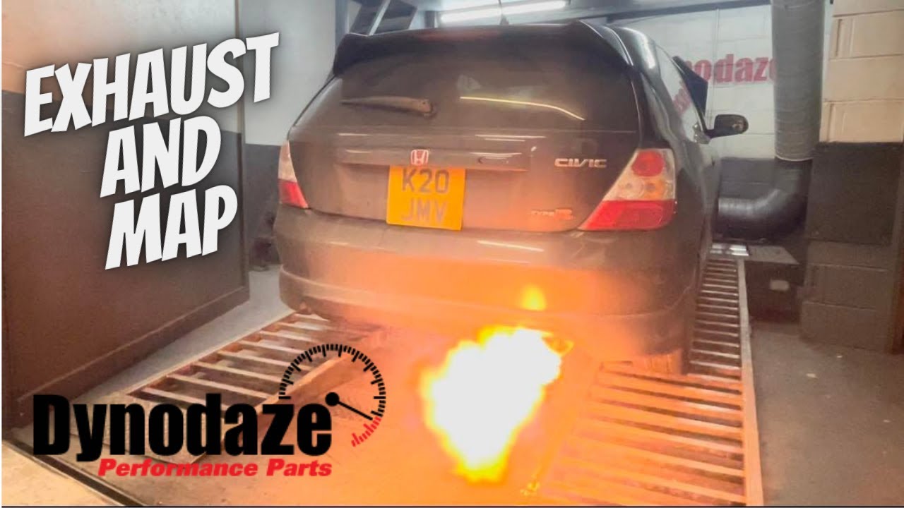 The Right Exhaust for Honda Civic Ep3 TypeR Fitted and Tuned - YouTube