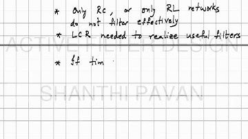 AFD01 - Course overview and introduction.(Active Filter Design)