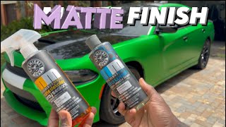 How to Wash and Detail￼ Matte and Satin Wrap and Paint : chemical guys Meticulous Matte review